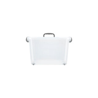 STORAGE BOX with HANDLE ON LID PLASTIC