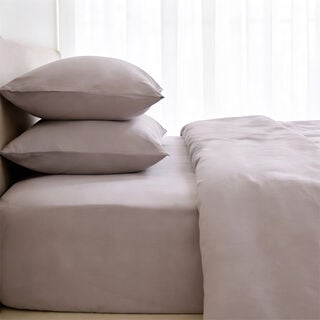 Boutique Blanche Fitted Sheet 100% Cotton 300Tc Sateen Queen, Dark Grey 160*200 Cm