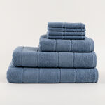 Boutique Blanche Riviera Sky Stripe 100% Cotton Bath Sheet 100*150 Cm image number 2
