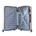 Travel vision durable PP 3 pcs luggage set, blush image number 8