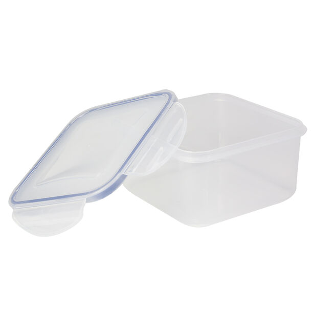 Alberto Plastic Food Saver Square Shape V:0.7L Blue Lid image number 0
