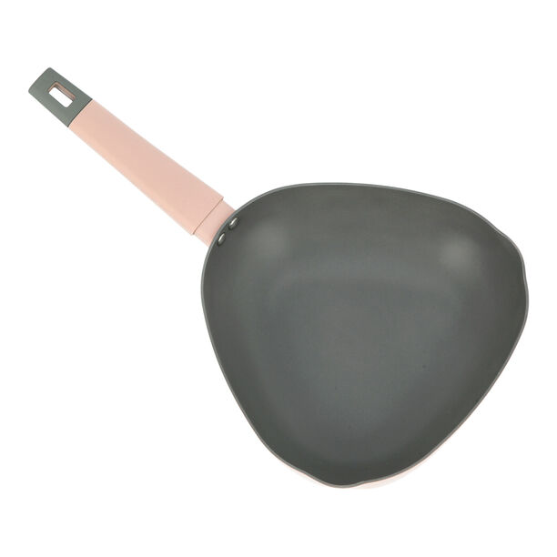 Alberto Non Stick Fry Pan With Pouring Lip Pink Color image number 1