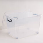 STORAGE BOX with HANDLE ON LID PLASTIC image number 4