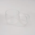 Dallaty Acrylic Nuts Bowl With Dome Lid, 11*11*12.5 cm image number 2