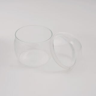 Dallaty Acrylic Nuts Bowl With Dome Lid, 11*11*12.5 cm