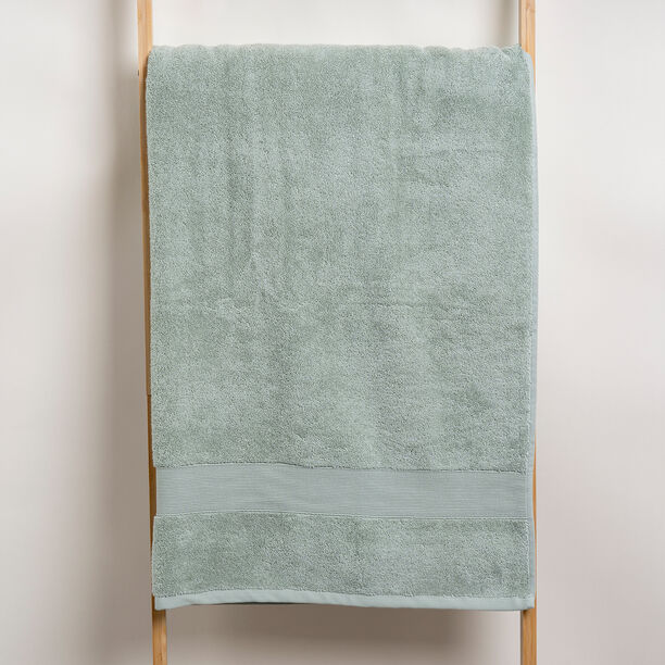 Boutique Blanche light green ultra soft bath sheet 100*150 cm image number 4