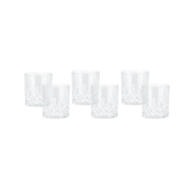 RCR transparent italian crystal glasses set of 18 pc image number 4