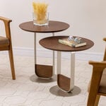 Homez lyra side table, walnut 50*50*55 cm image number 2