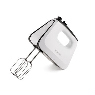 Truva White 5 Speed 500W Hand Mixer With Beaters And Hooks