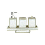  5 Pcs Bath Set Pearlized image number 1