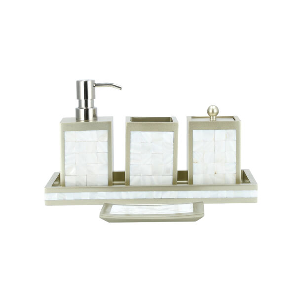  5 Pcs Bath Set Pearlized image number 1