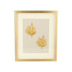 Shadow Box With Frame Golden Leaf Golden image number 0