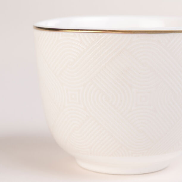 Dallaty white Tea and coffee cups set 28 pcs image number 2