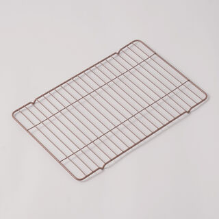 Alberto cookie pan with metal rack, champagne metal, 15 inch