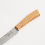 Alberto stainless steel silcer knife 7.75" with wooden handle, brown image number 2