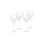 RCR transparent crystal glassware 6 pcs set with base image number 3