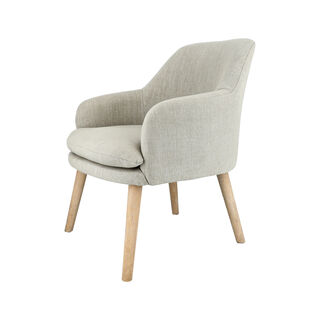 Arm Chair Light Gray