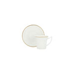 La Mesa gold bone porcelain dinner set 47 pcs image number 10