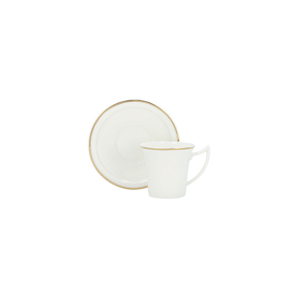 La Mesa gold bone porcelain dinner set 47 pcs image number 10