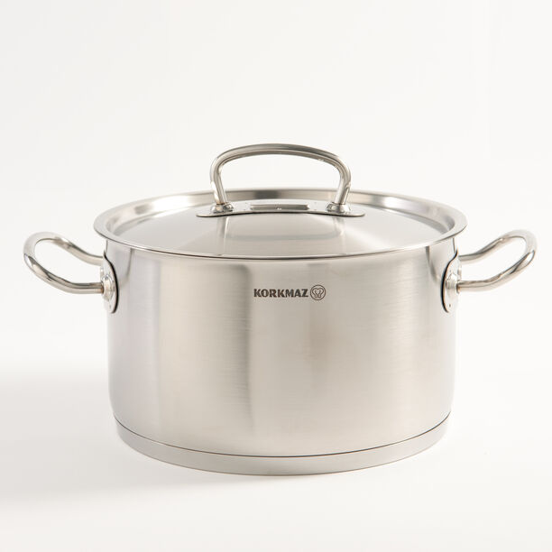 Korkmaz 13 pcs stainless steel cookware set image number 2