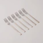 Pentola stainless steel dinner fork set 6pcs with mirror polish 3mm image number 0