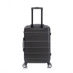 Travel Vision 3 Pieces Abs Wheeled Luggage Set, Dark Grey image number 3