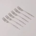 Pentola stainless steel dinner fork set 6pcs with mirror polish 3mm image number 0