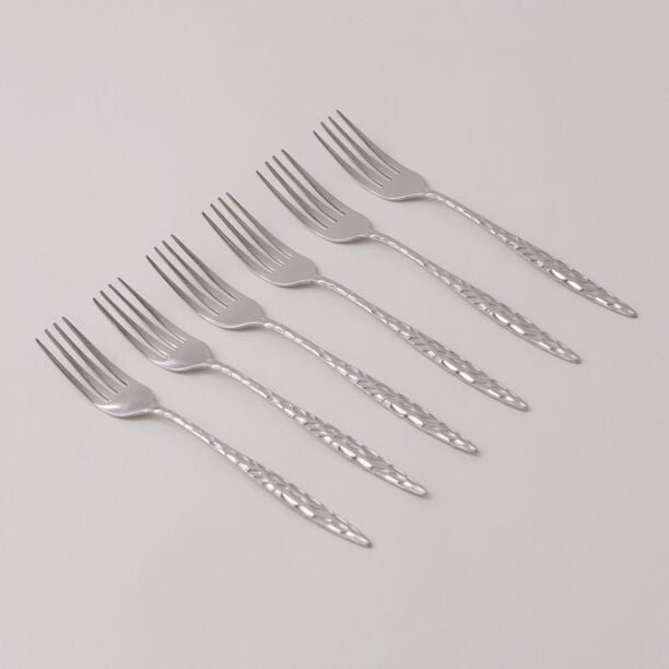 Pentola stainless steel dinner fork set 6pcs with mirror polish 3mm image number 0