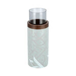 Salam Wood Pillar Candle Holder Dia 11 *Ht:30 Cm image number 1
