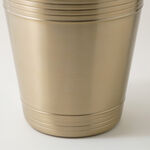  هومز سلة نفايات ستانلس ستيل، ذهبي 25*25*25 سم image number 3