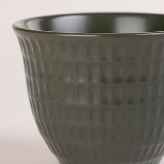 Dallaty green porcelain and glass Tea and coffee cups set 18 pcs