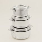 Maxima 3Pcs Stainless Steel Hotpot set image number 0
