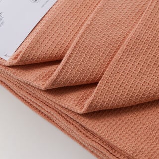 ألبرتو طقم مناشف مطبخ قطن 100% 4 قطع، برتقالي