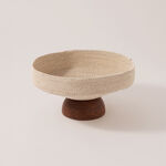 لا ميسا وعاء تقديم خشب 27*27*14سم، بيج image number 0