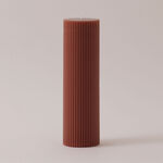 هومز شمعة من شمع الصويا، بني 7*7*20 سم image number 0