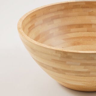 Alberto bamboo salad bowl 28*28*12cm, brown
