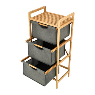 3 Tiers Bamboo Storage Drawers