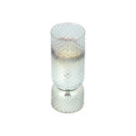 Glass Diamond Candle Holder Solid Cut Ombre And Silver image number 2