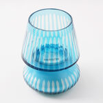 Homez sandalwood and fig glass scented candle with lid image number 2