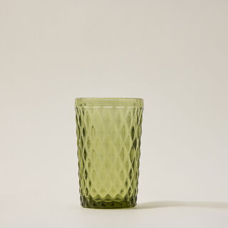 4 Pcs Embossed Green Tumbler