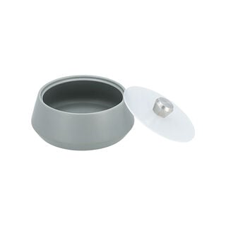 Dallaty grey porcelain date bowl with lid 15.5*15.5*10 cm