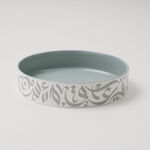 LA MESA SERVING BOWL 28x5CM CALLIGRAPHY MINT image number 0