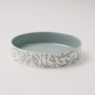 LA MESA SERVING BOWL 28x5CM CALLIGRAPHY MINT