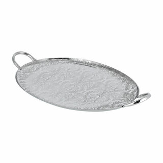 Ottoman Stainless Steel Oval Tray
