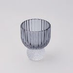 لا ميسا طقم أوعية حلويات صغيرة 4 قطع زجاج، رمادي image number 2