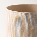 Designers made ceramic planter, beige 27.5*30.5cm image number 2