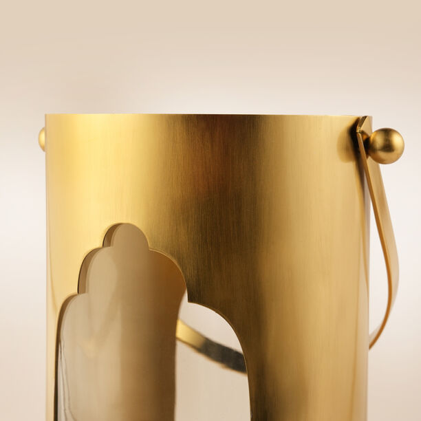Lucerna Ramadan Lanterns Large, Gold 23*18*50Cm image number 1