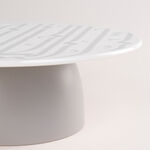 La Mesa grey/white porcelain 1 cake stand image number 3