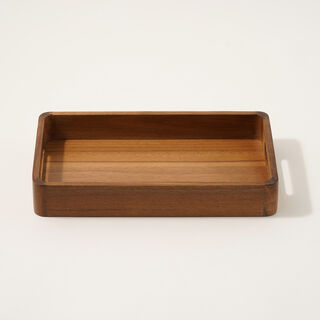 Dallaty acacia wood serving tray 5*18*32cm, brown