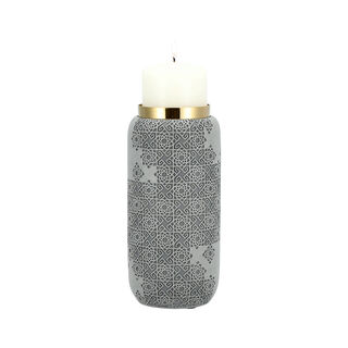 Sarab Ceramic Candle Holder 10*10*20 Cm